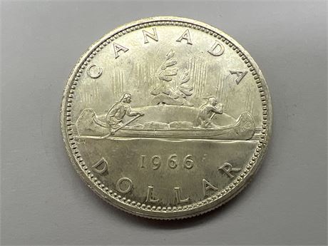 1966 SILVER CDN DOLLAR
