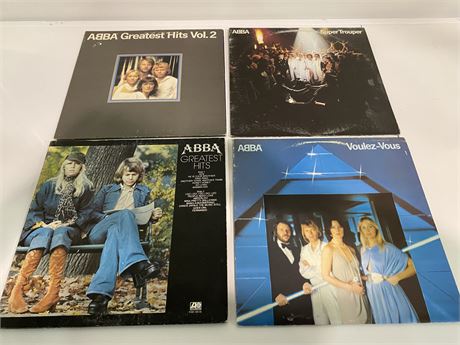 4 ABBA RECORDS