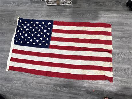 VINTAGE AMERICAN FLAG - 31”x54”