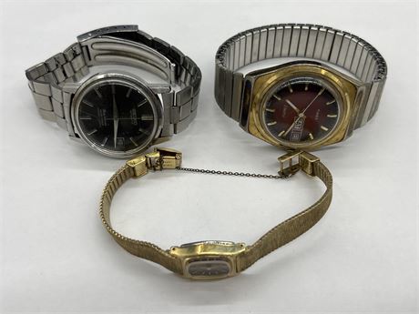 3 MISC WATCHES