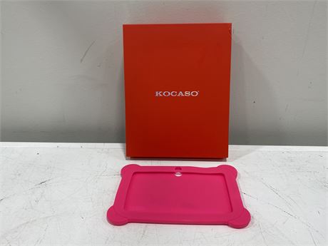 (NEW) KOCASO TABLET W/PINK CASE