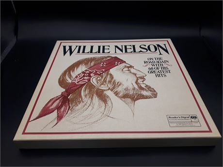 WILLIE NELSON - 60 GREATEST HITS - VINYL BOX SET - VERY GOOD