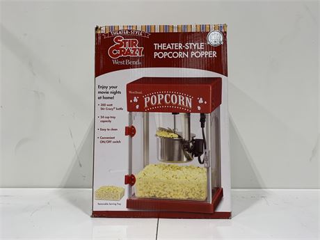 NEW IN BOX WESTBEND THEATRE STYLE POPCORN MAKER