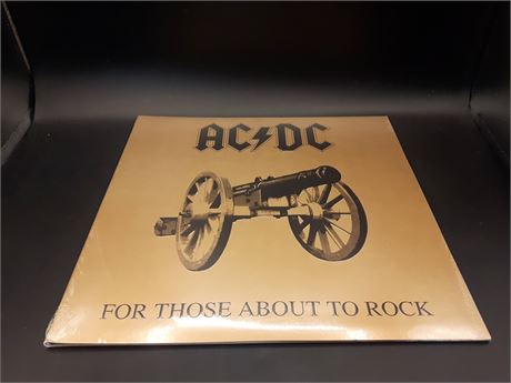 SEALED - AC/DC - FOR THOSE ABOUT TO ROCK - VINYL