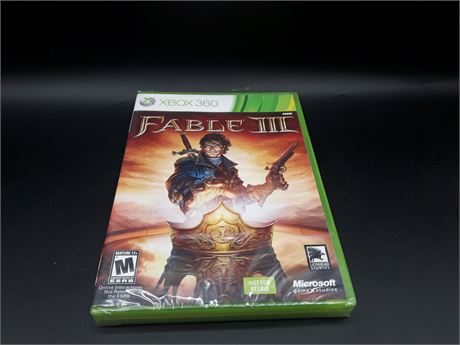 SEALED - FABLE 3- XBOX 360