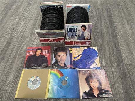 2 FLATS OF COLLECTORS 45’S - CONDITION VARIES