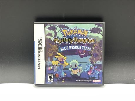 DS POKÉMON MYSTERY DUNGEON BLUE RESCUE TEAM COMPLETE W/ INSTRUCTIONS