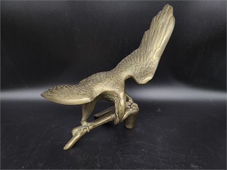 SOLID BRASS EAGLE STATUE