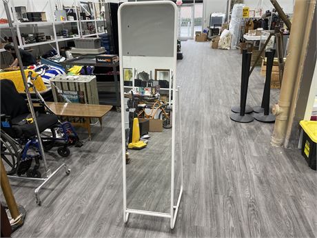 FULL LENGTH STAND UP MIRROR 15”x64”