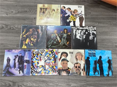 9 CHEAP TRICK RECORDS - VG TO EXCELLENT (E)