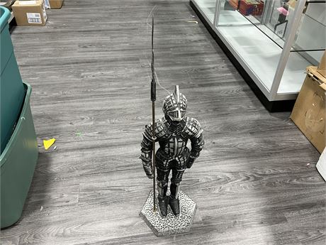 FIRESET COMPANION KNIGHT IN ARMOUR (32” tall)