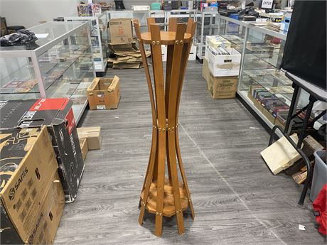 WOODEN PLANT STAND (47”x12”)