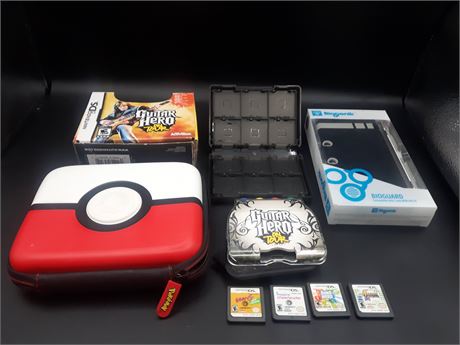 COLLECTION OF NINTENDO DS GAMES / ACCESSORIES