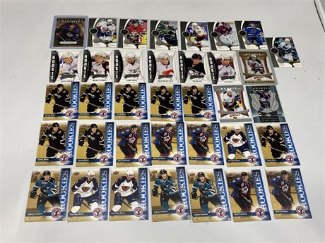 36 MISC NHL ROOKIE CARDS