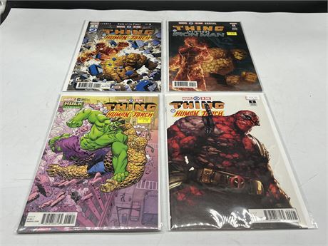 4 MARVEL 2 IN ONE VARIANT COMICS