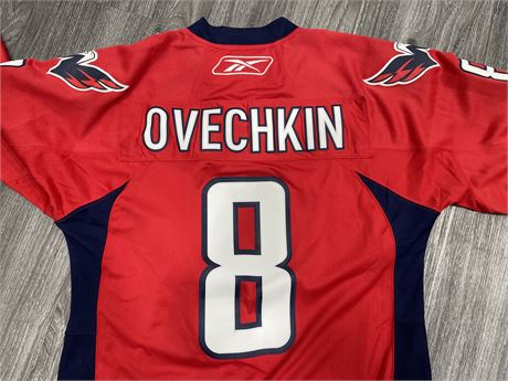 OVECHKIN CAPITALS JERSEY (REEBOK - SMALL - LIKE NEW CONDITION)