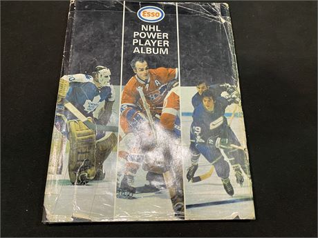 1970-71 NHL POWER PLAYER ALBUM SCRAP BOOK