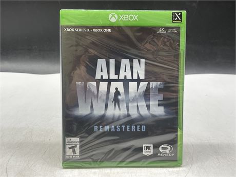 SEALED - ALAN WAKE REMASTERED - XBOX ONE / SERIES X