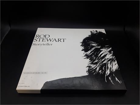 ROD STEWART STORYTELLER - COLLECTORS MUSIC CD BOX SET - VERY GOOD CONDITION