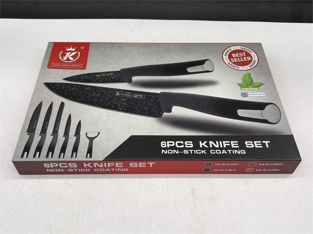 Urban Auctions - (NEW) KITCHEN KING 6 PCS KNIFE SET