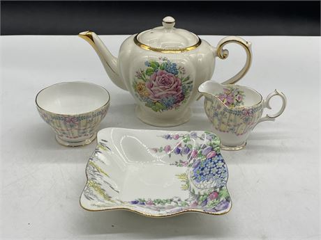 4PC VINTAGE ASSORTED CHINA