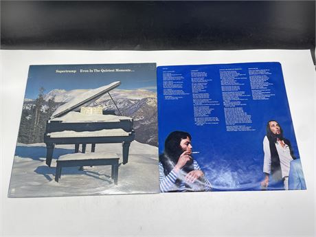 SUPERTRAMP - EVEN IN THE QUIETEST MOMENTS W/ ORIGINAL INNER SLEEVE - VG+
