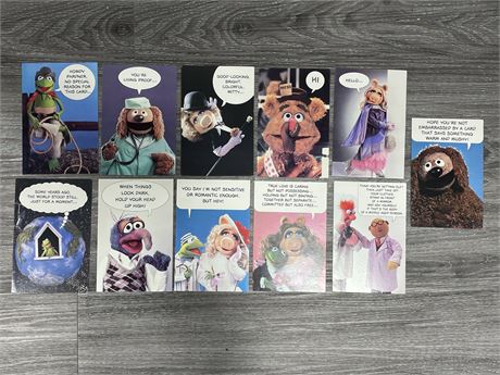 LOT OF MUPPET CARDS