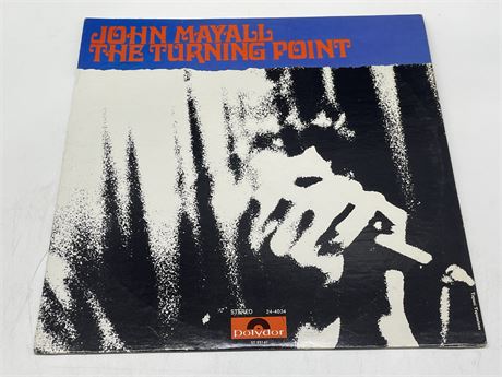 JOHN MAYALL - THE TURNING POINT - EXCELLENT (E)