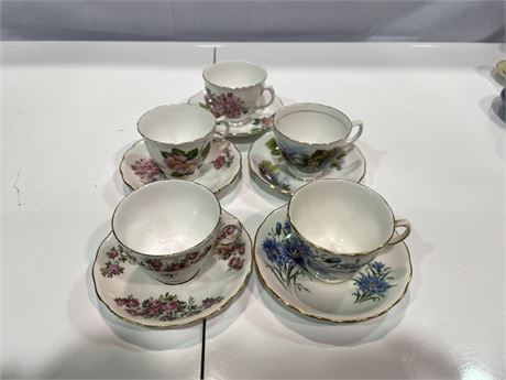 ASSORTED “ROYAL VALE” CHINA PAIRS