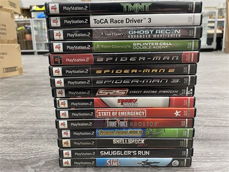 15 PS2 GAMES