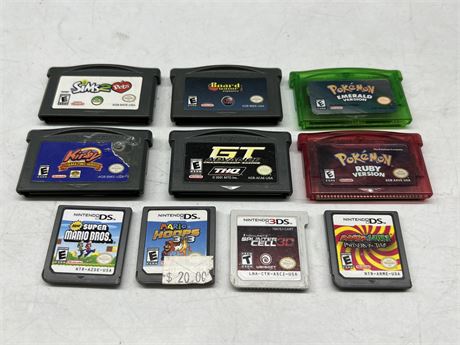 GAMEBOY & DS GAMES - POKEMONS AREN'T AUTHENTIC