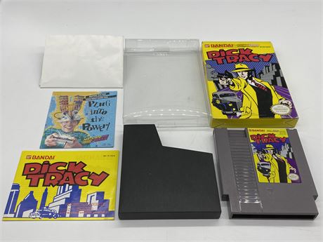 DICK TRACY - NES COMPLETE W/BOX & MANUAL - EXCELLENT CONDITION