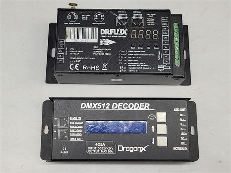 2 DMX DECODERS