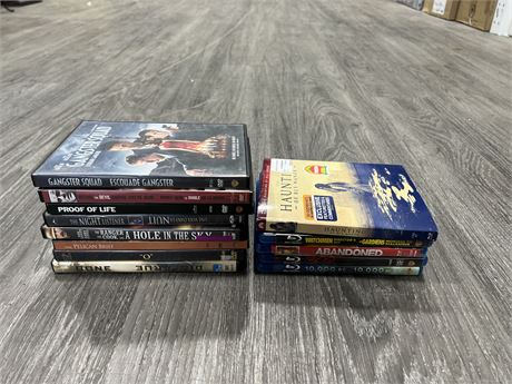 LOT OF BLU-RAYS & DVDS