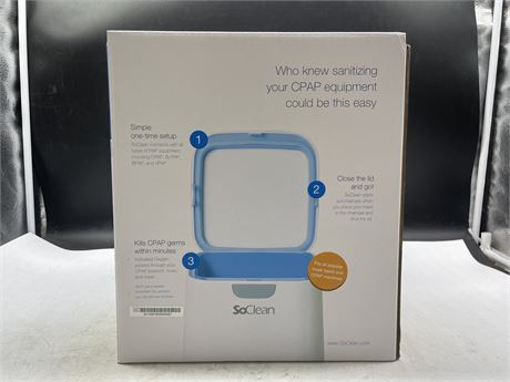 (NEW IN BOX) SO CLEAN AUTOMATED CPAD SANITIZER