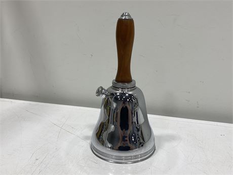 VERY COOL MCM BELL CHROMED COCKTAIL SHAKER (11” tall)