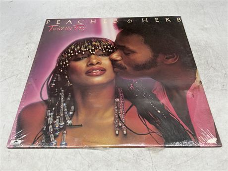SEALED 1979 - PEACHES & HERB - TWICE THE FIRE (Hole in corner)