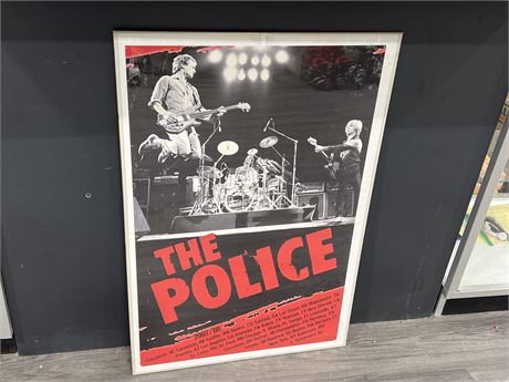 2007-08 POLICE CONCERT POSTER - 24”x36”