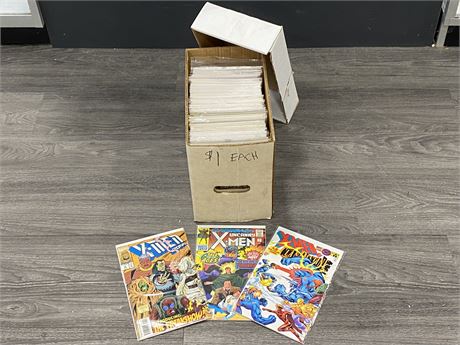SHORT BOX OF X-MEN COMICS