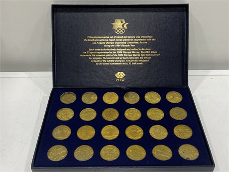 1984 LOS ANGELES OLYMPICS TRANSIT TOKEN COLLECTION