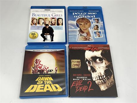 4 RARE OUT OF PRINT BLU-RAYS