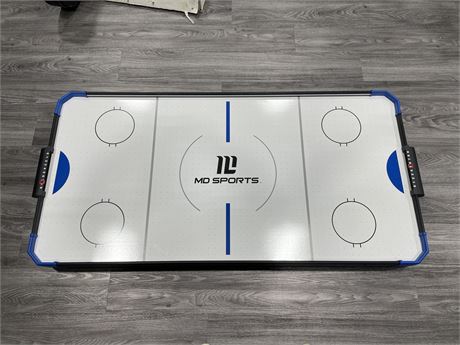MD SPORTS AIR HOCKEY TABLE TOP FULL SIZE (TURNS ON - NO OTHER PARTS INCLUDED)