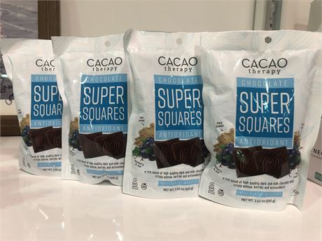 4 NEW CHOCOLATE SUPER SQUARES