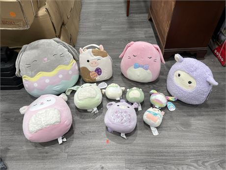 10 SQUISHMALLOWS & 1 EASTER SQUISHMALLOW BASKET