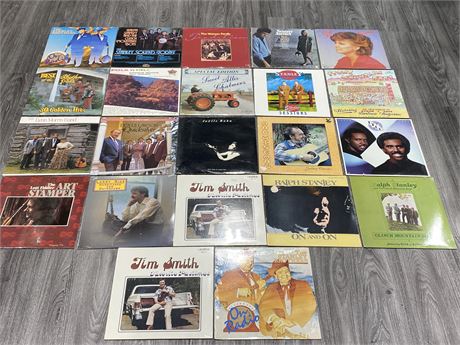 22 SEALED COUNTRY RECORDS