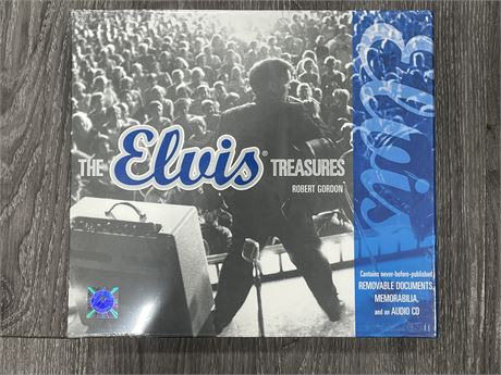 SEALED EVIS TREASURES - REMOVABLE DOCUMENTS, MEMORABILIA & AUDIO CD