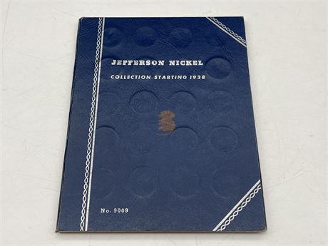 JEFFERSON NICKLE COLLECTION STARTING 1938