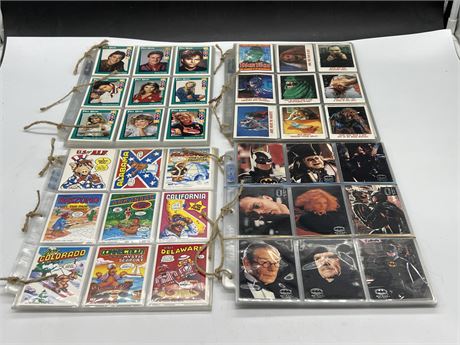 LOT OF COLLECTOR CARDS - BATMAN, ALF, FULL HOUSE, ETC