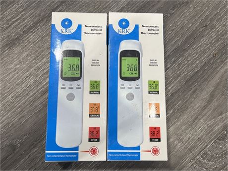 2 NEW KRK NON CONTACT INFRARED THERMOMETERS