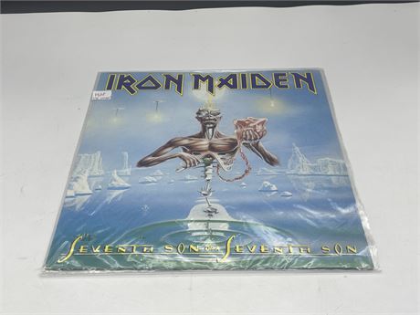 UK IMPORT IRON MAIDEN - SEVENTH SON OF A SEVENTH SON - (G) - SCRATCHED